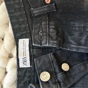 Zara Black Denim Pants